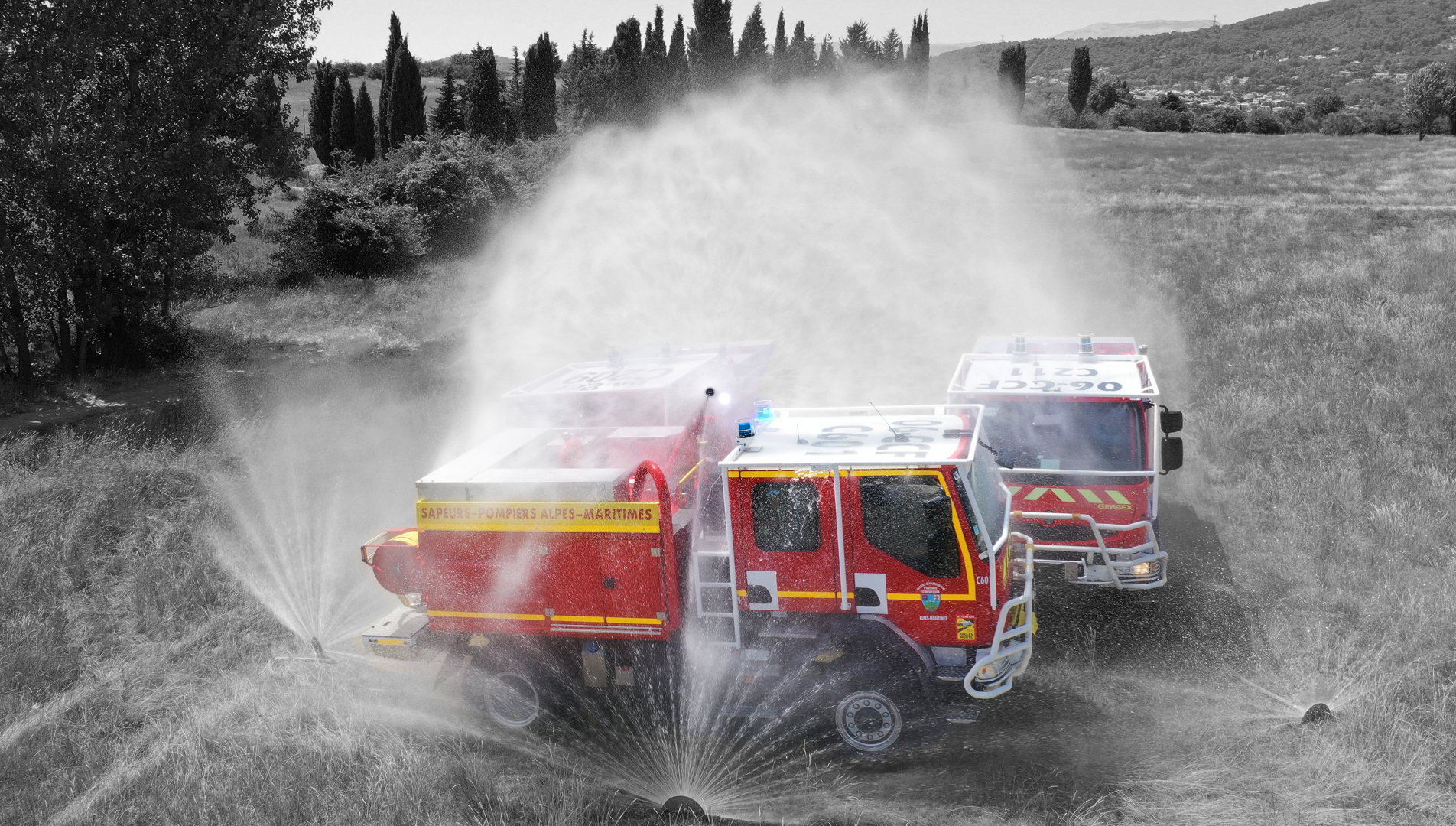 Grange-Neuve - Pompiers à l'entrainement (1)