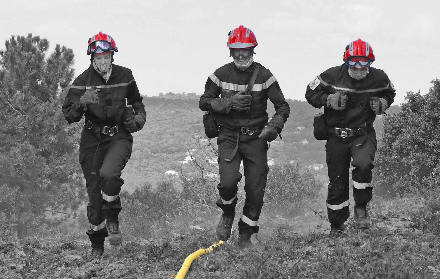 Grange-Neuve - Pompiers à l'entrainement (2)
